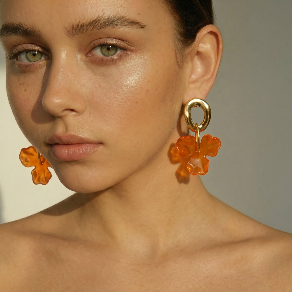 Boucles d’oreilles - Solea fleur