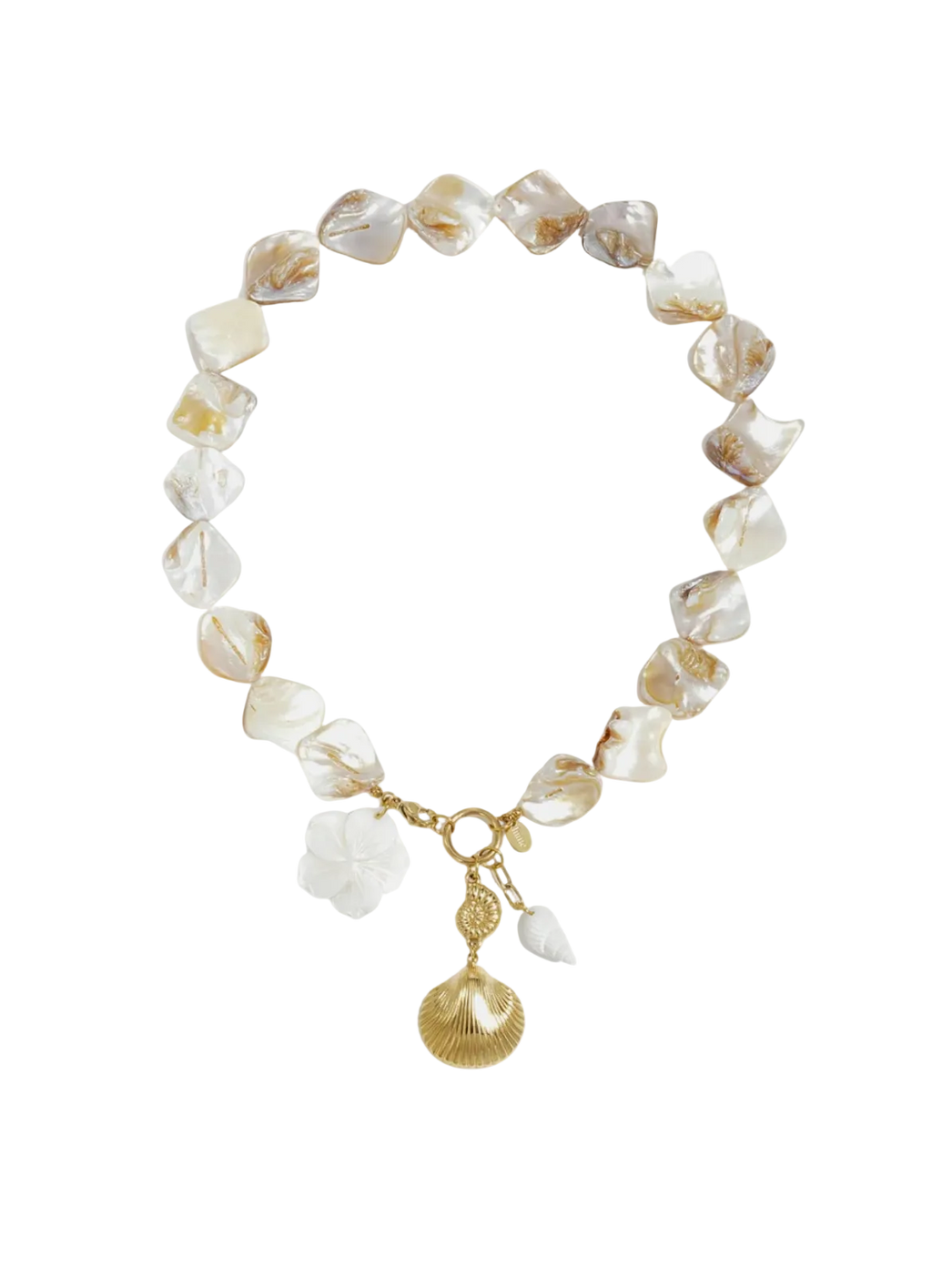 Collier - Le coquillage doré