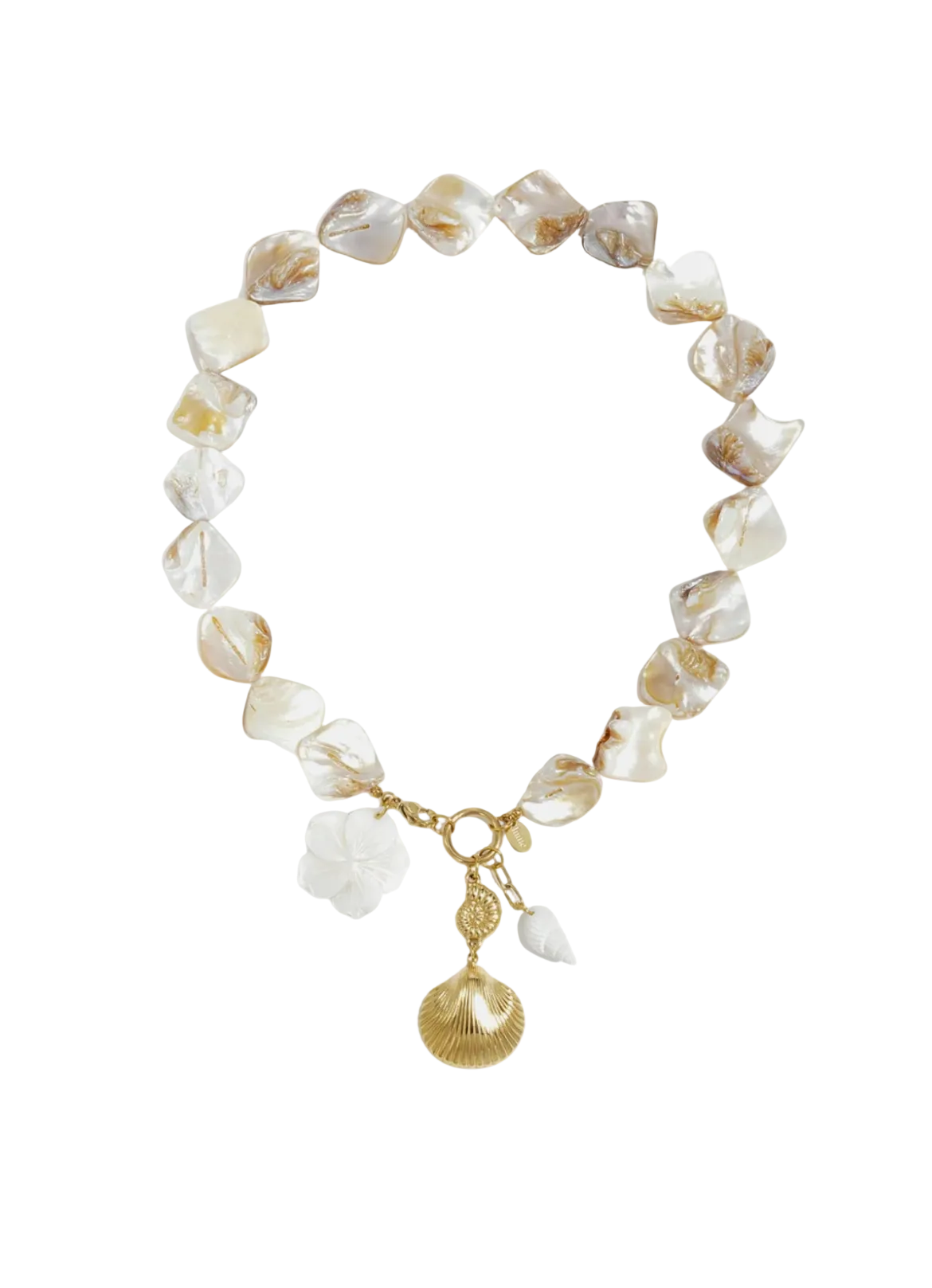 Collier - Le coquillage doré